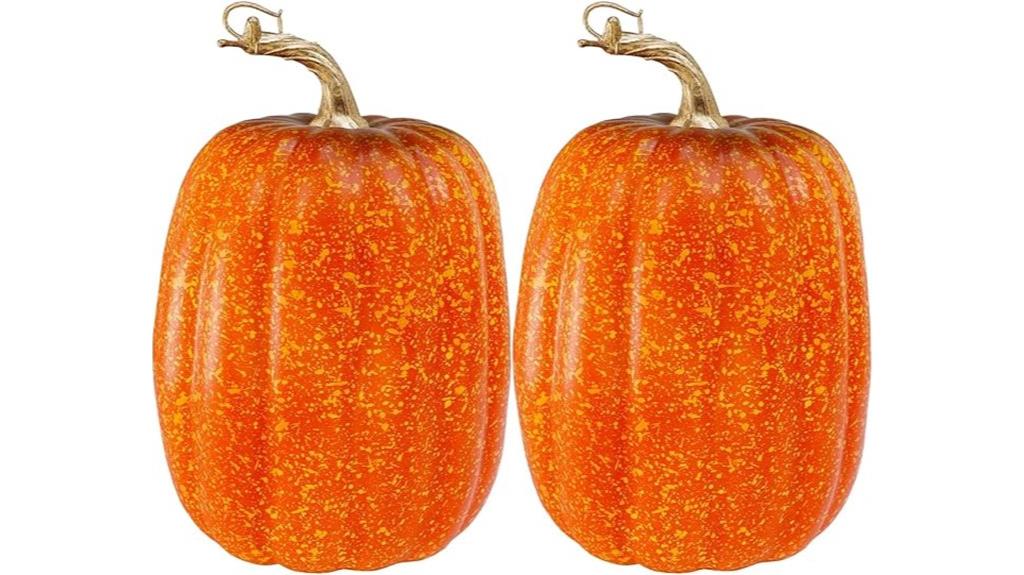 fall faux pumpkin set