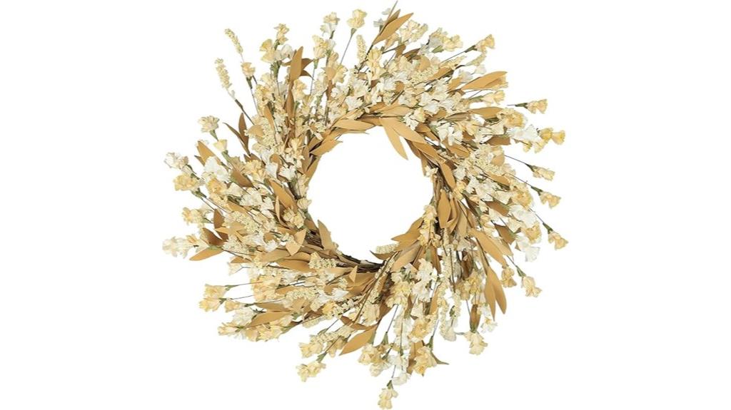 fall floral door wreath