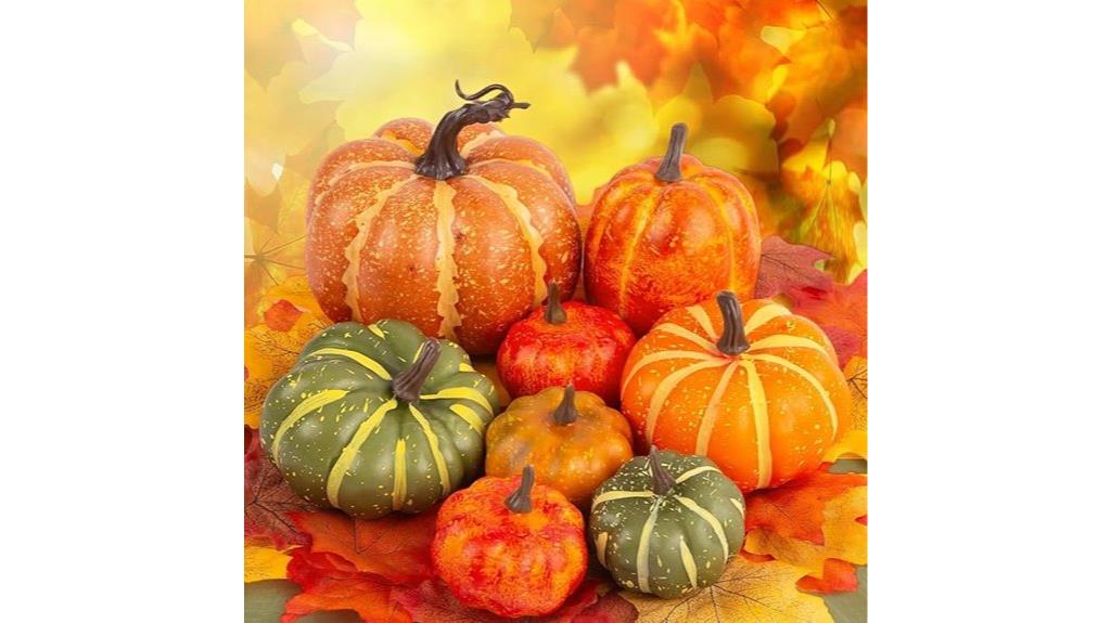 fall pumpkin leaf decor