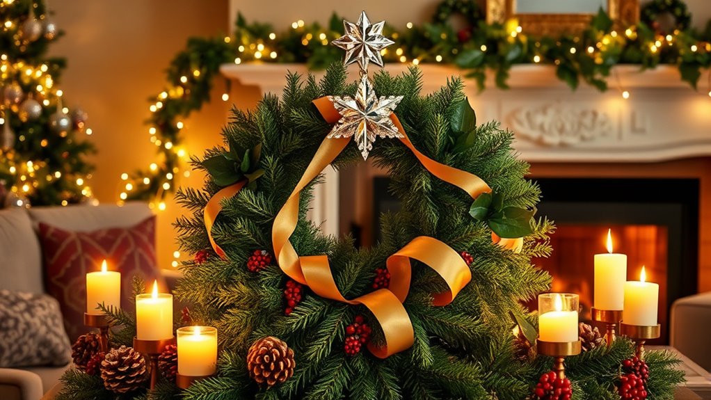 festive elegant natural bright