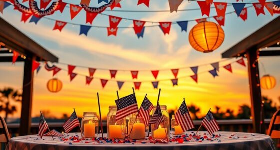 festive fourth of july decor