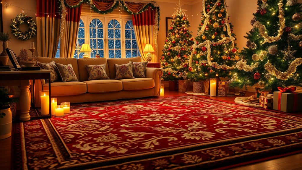 festive holiday rug ideas
