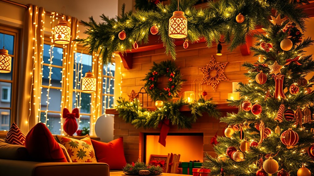 festive luminous holiday ambiance
