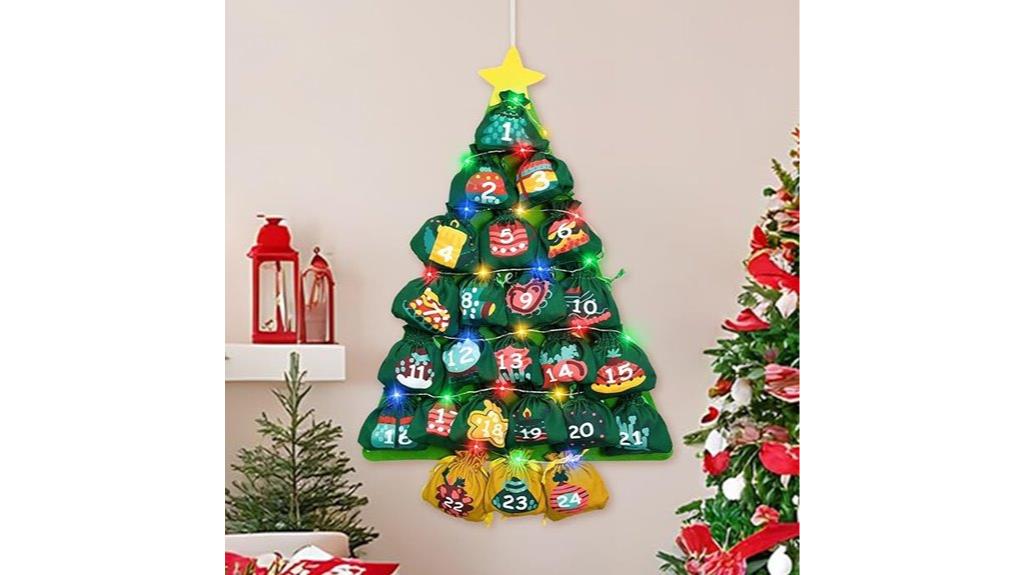 festive pocket advent calendar