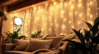 indoor aesthetic string lights