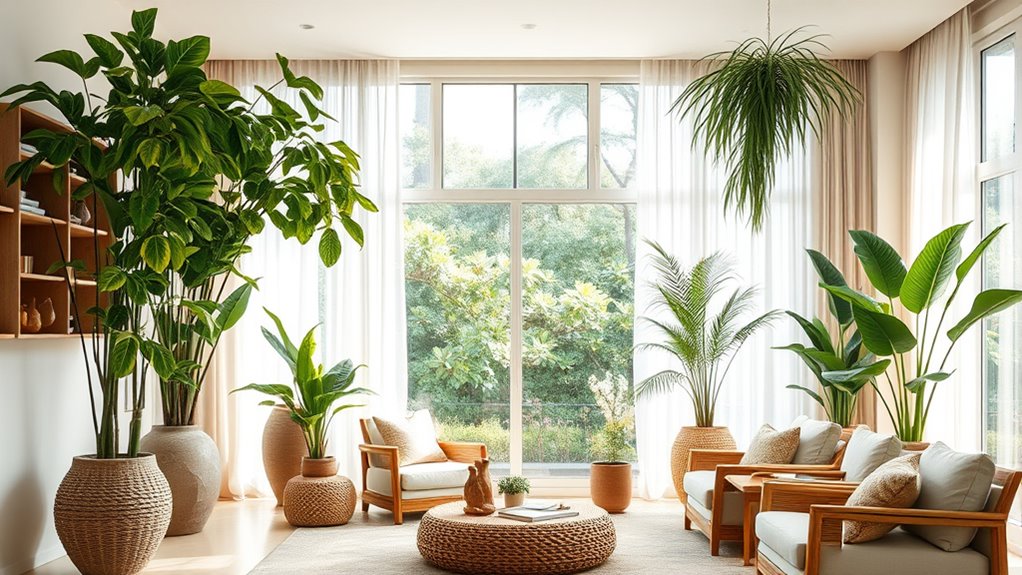 indoor natural elements integration