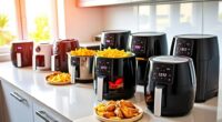 large family air fryers