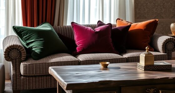 layered decor and textures