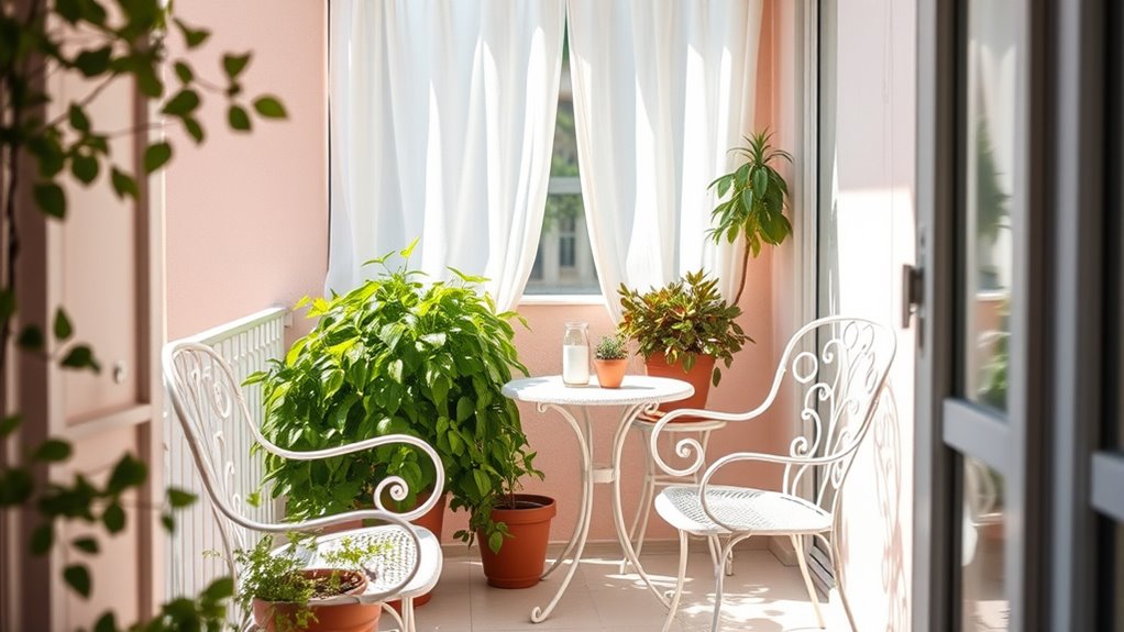 light colors enhance spaciousness