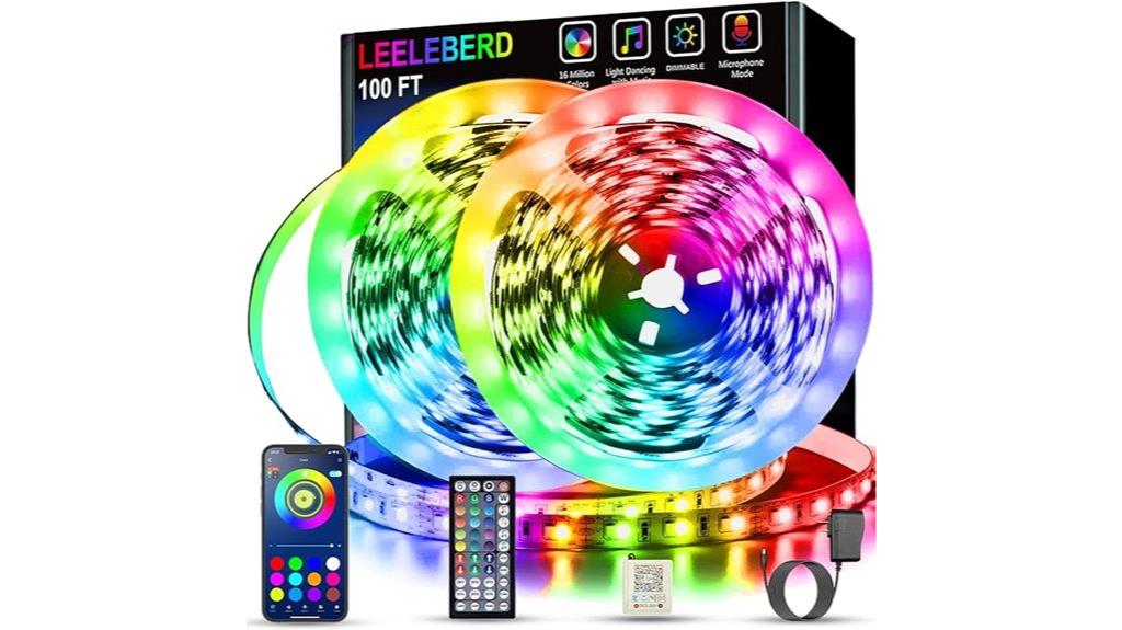 long rgb led light strips