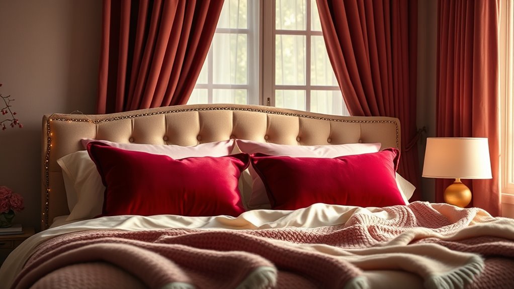 luxurious soft romantic bedding