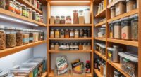 maximize small pantry space