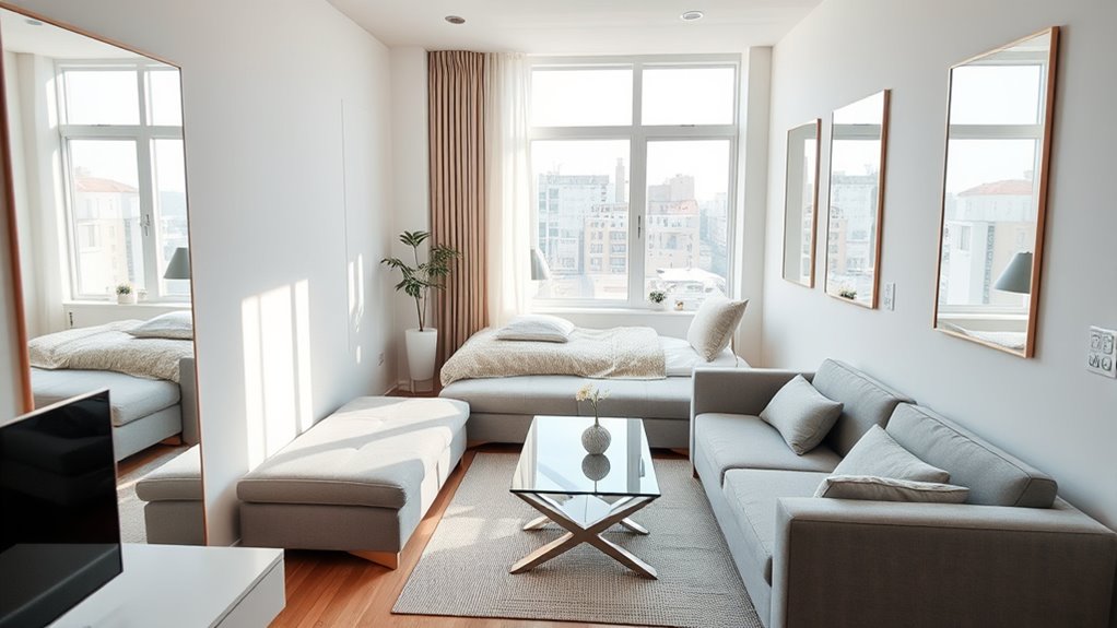 maximize space with multi functional furniture