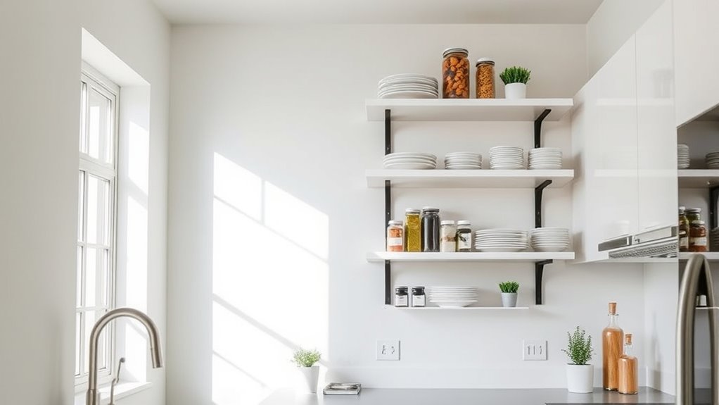 maximize vertical kitchen storage