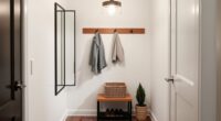 maximizing tiny foyer space