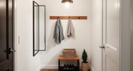 maximizing tiny foyer space