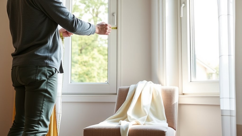 measuring windows for curtains