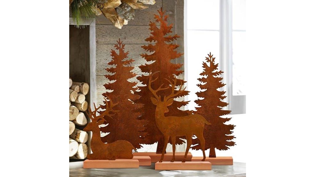 metal christmas tree decor