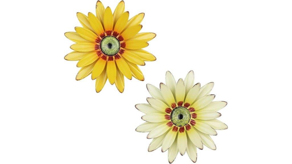 metal sunflower wall decor