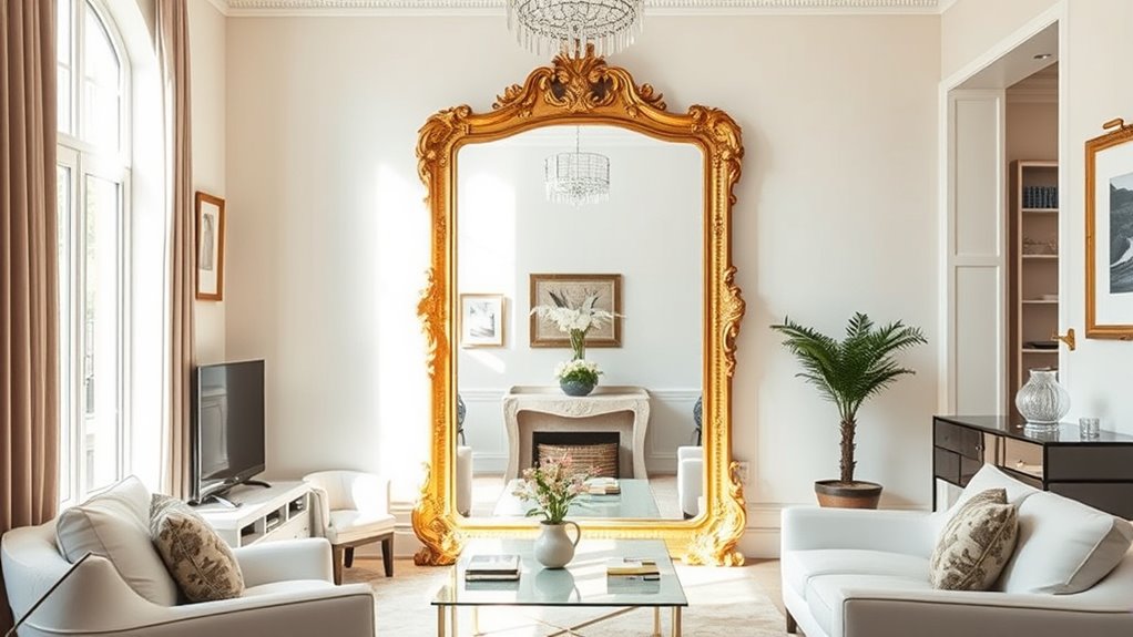 mirrors enhance light space