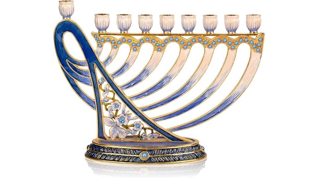 modern jeweled candle holder