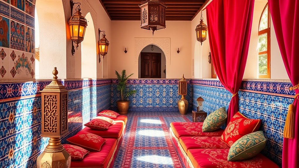 moroccan inspired vibrant decor