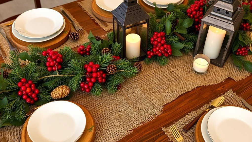 natural rustic holiday decor