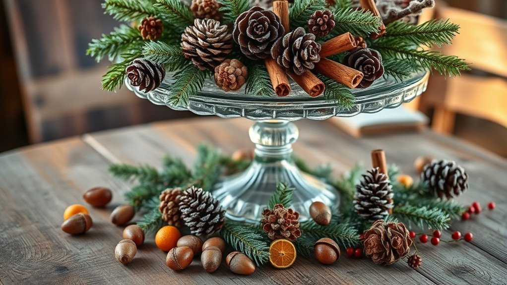 natural rustic holiday decor