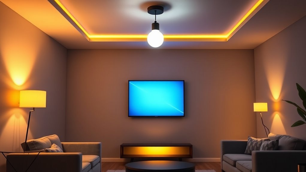 optimal lighting for rooms