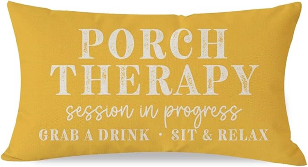 pandicorn farmhouse pillow cover