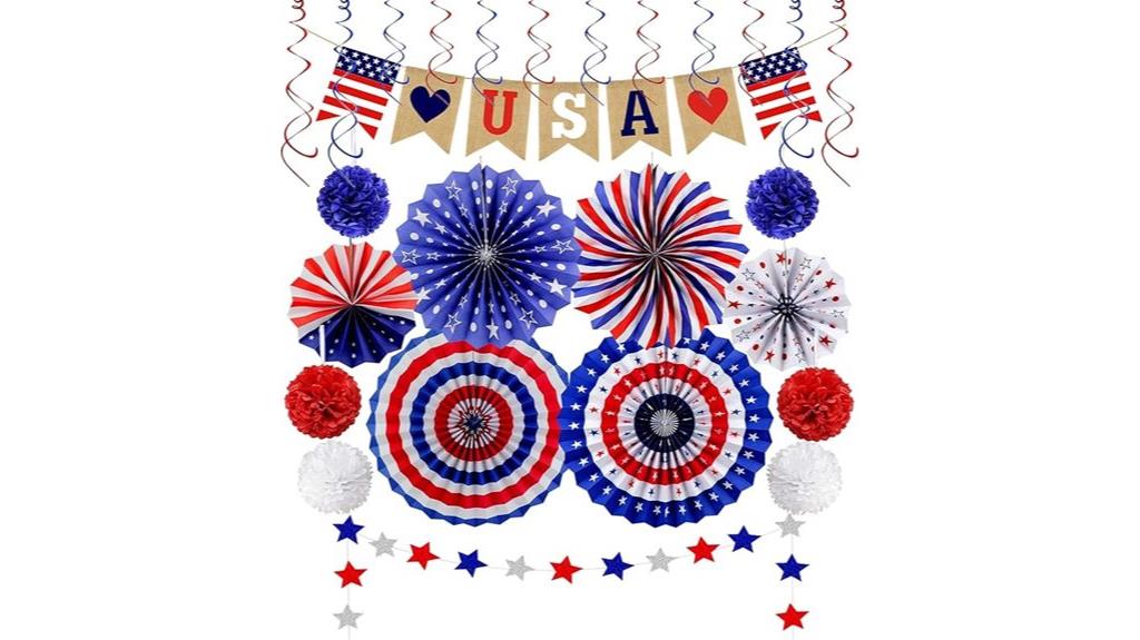 patriotic independence celebration decor