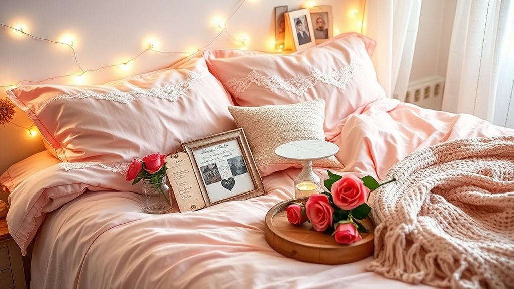 personalized romantic bedroom decor