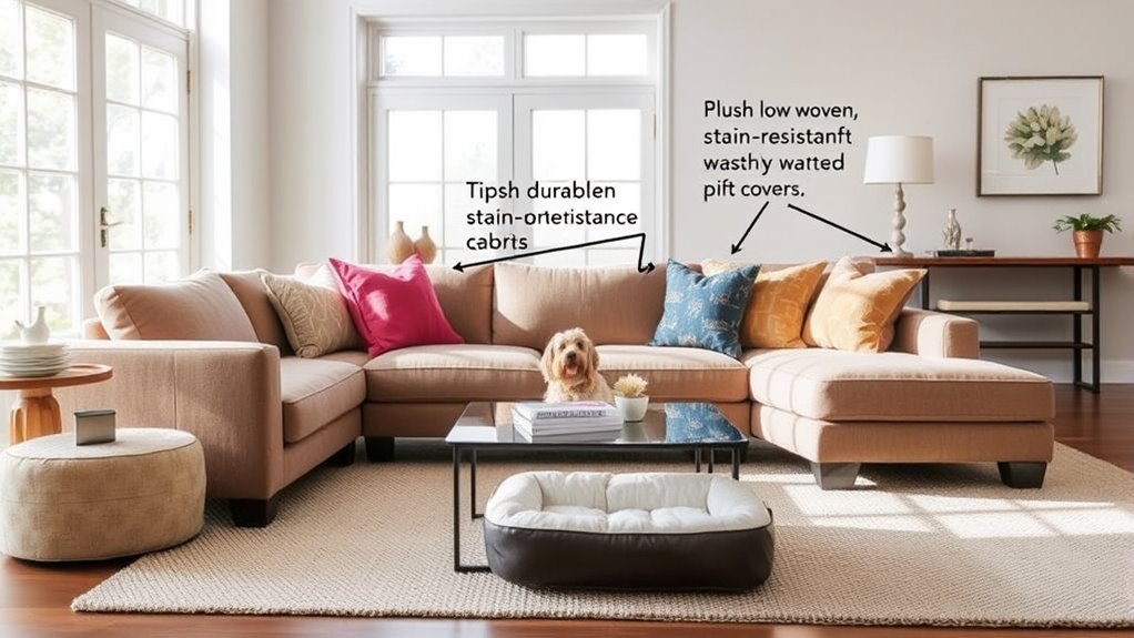 pet resistant stain proof fabrics