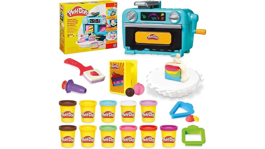 play doh cake baking set
