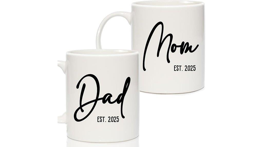 pregnancy celebration coffee mugs