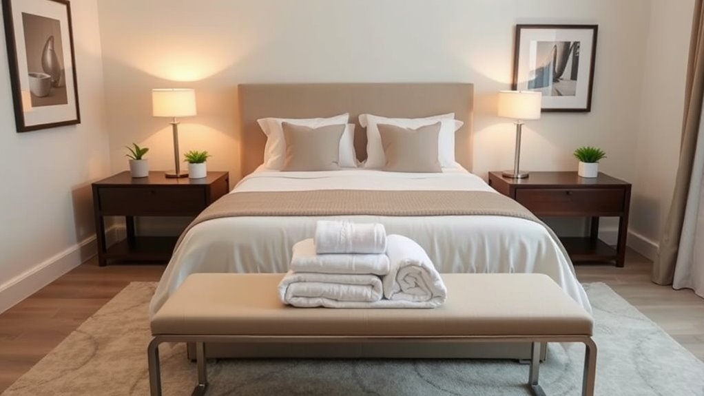 prepare comfortable guest accommodation