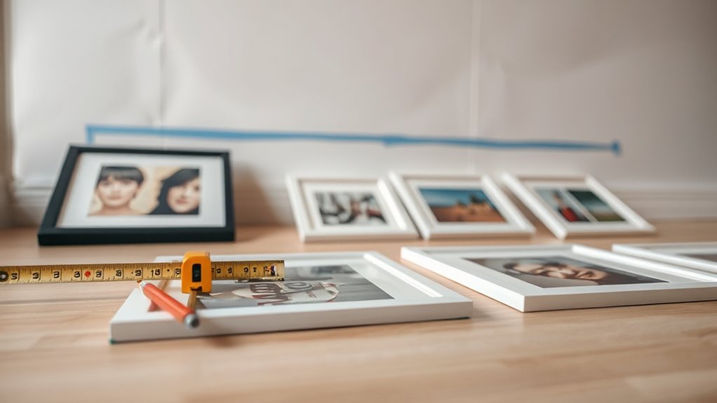 prepare wall and tools