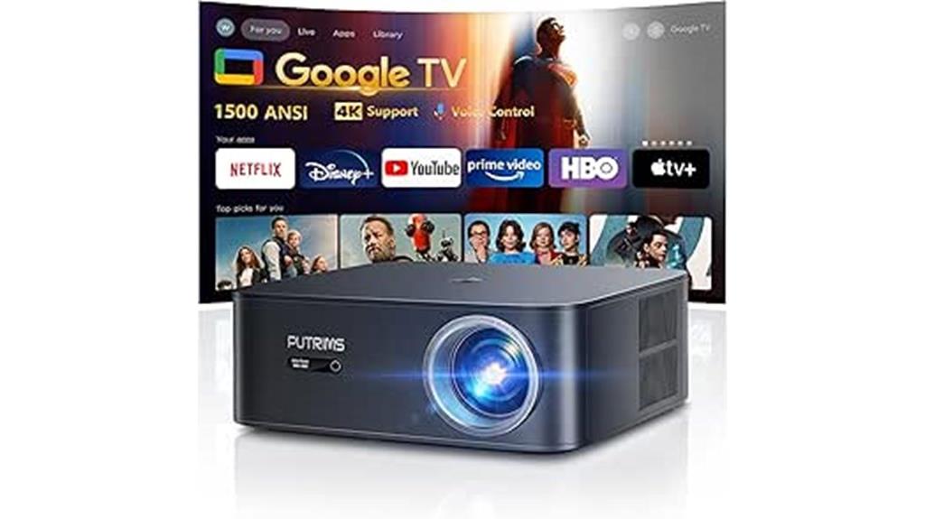 putrims wifi bluetooth projector