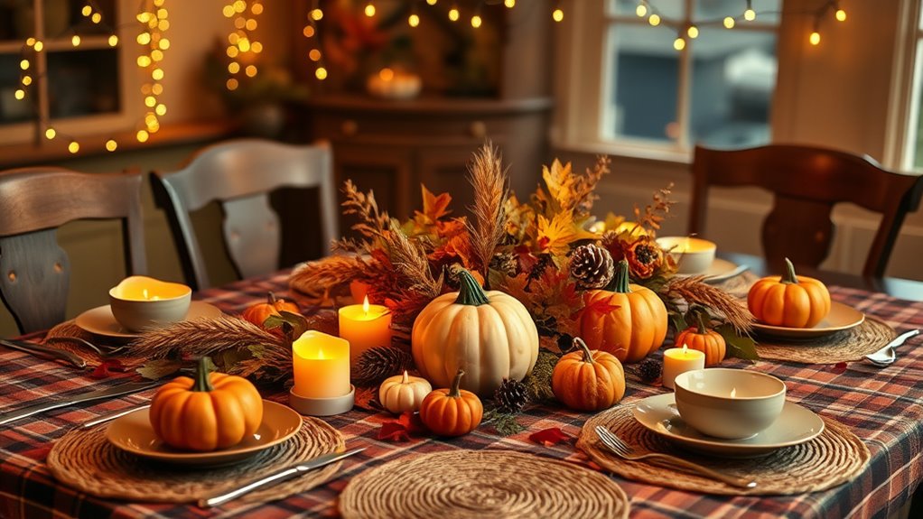 quick last minute thanksgiving decor