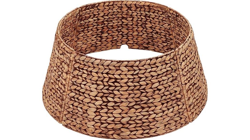rattan christmas tree collar