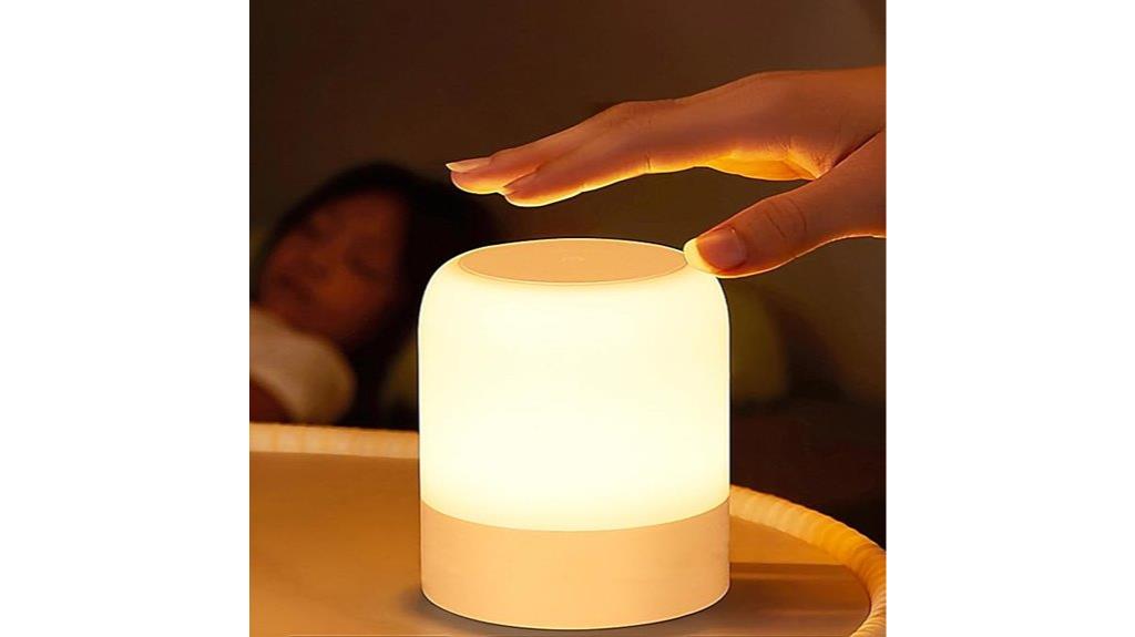 rechargeable nursery bedside light
