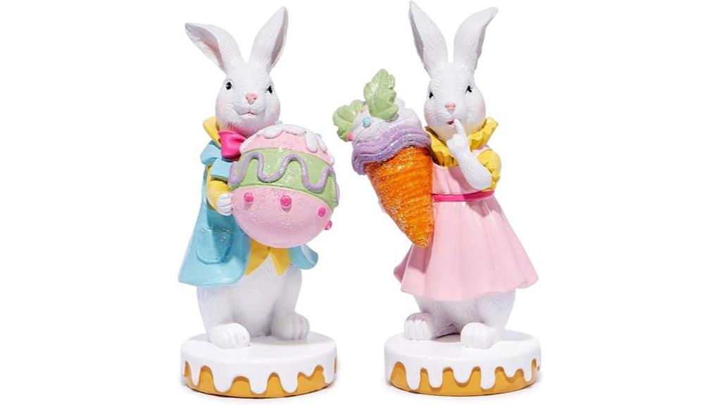resin bunny easter set