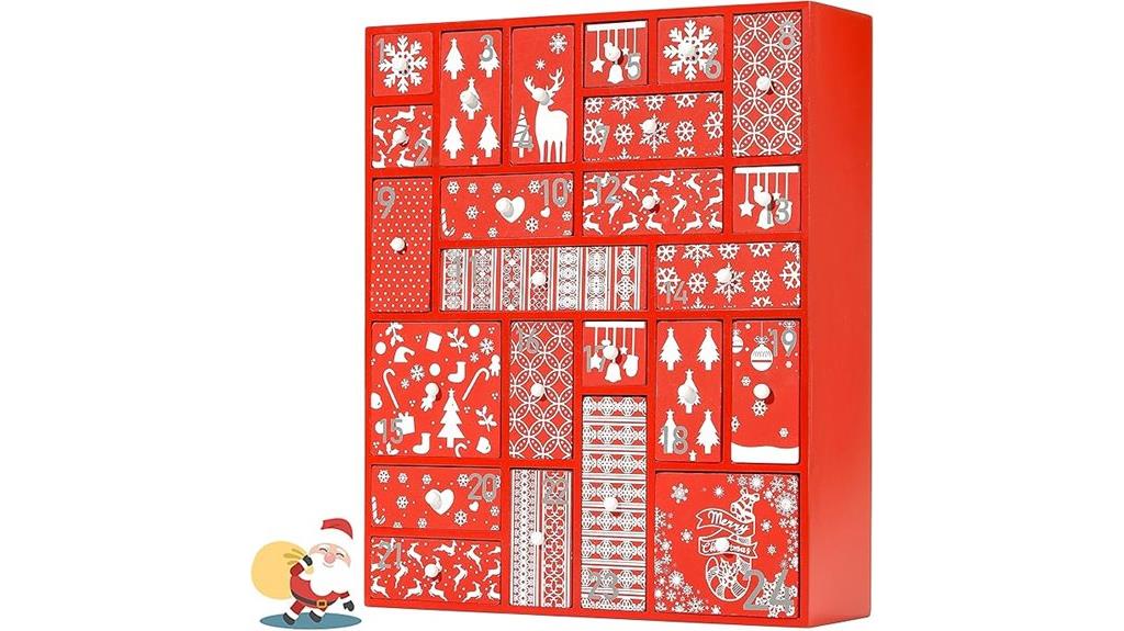 reusable wooden advent calendar