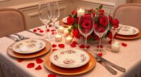 romantic home dinner decor