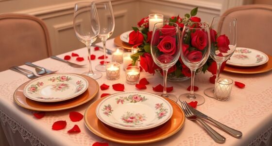romantic home dinner decor