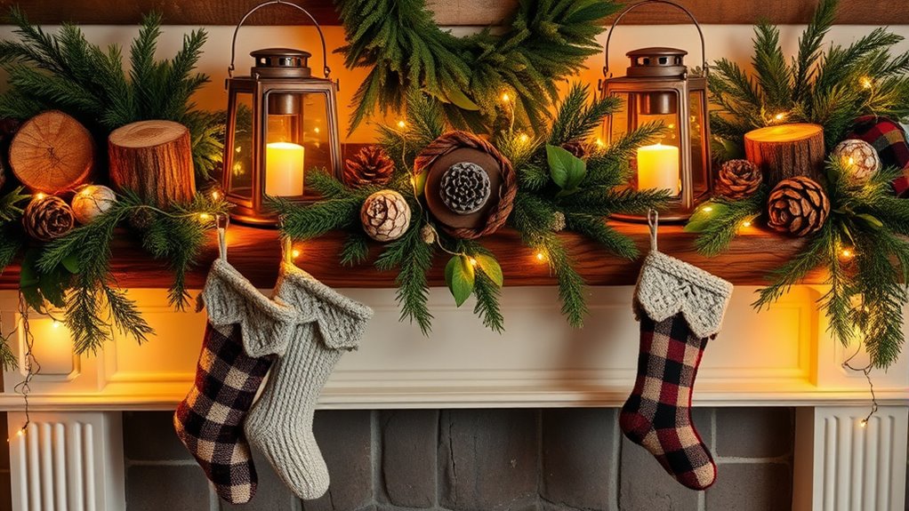rustic cozy holiday decor