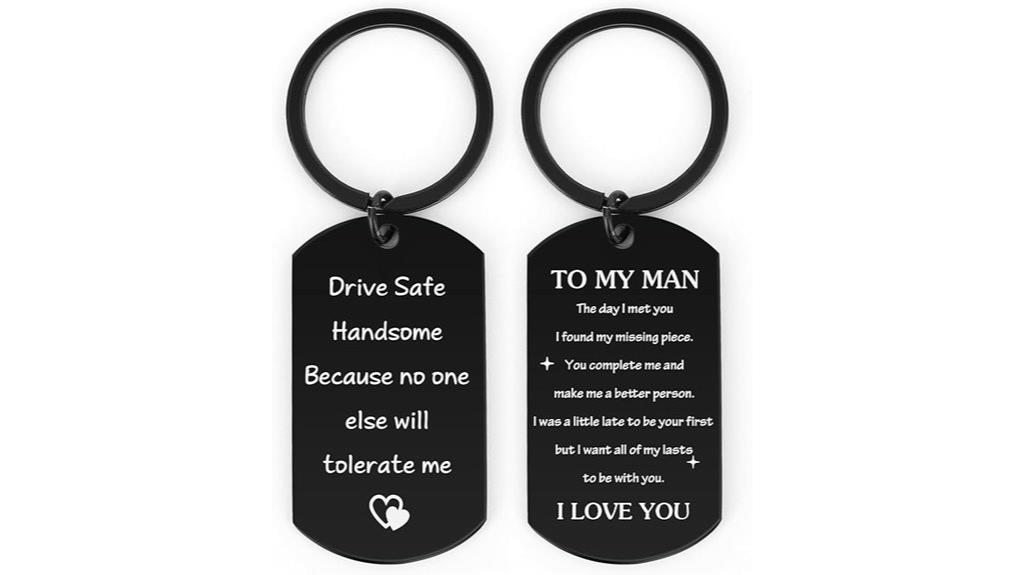 safe driving keychain gift