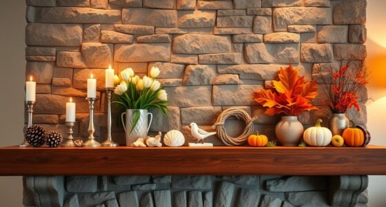 seasonal fireplace decor ideas