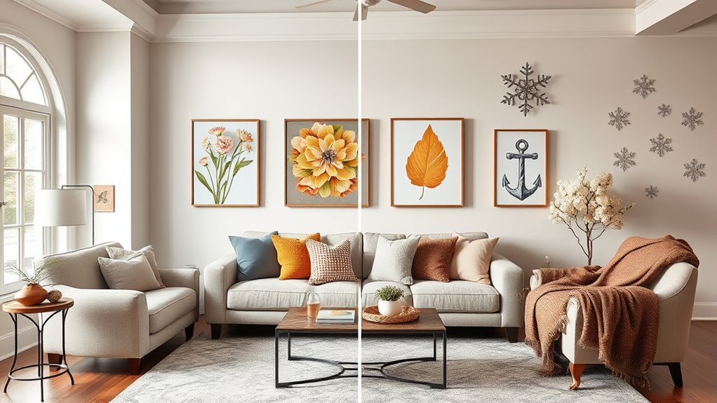 seasonal wall art refresh