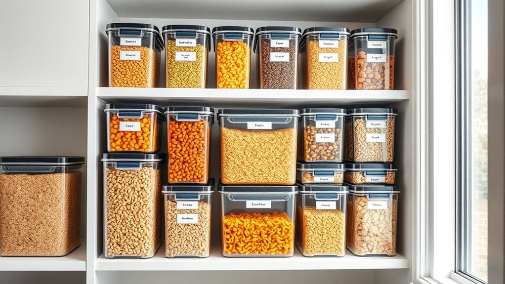 see through containers enhance organization